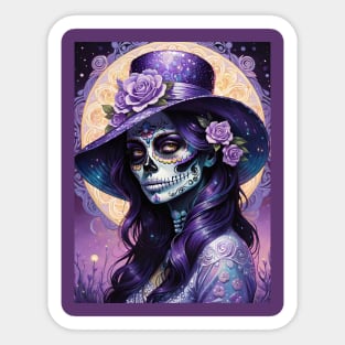 Violet Visage Sticker